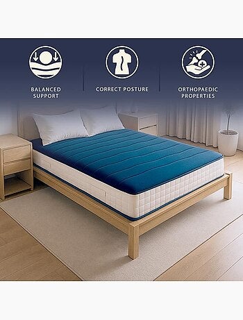 Matelas en mousse the white stone - h.20 cm - orthopédique