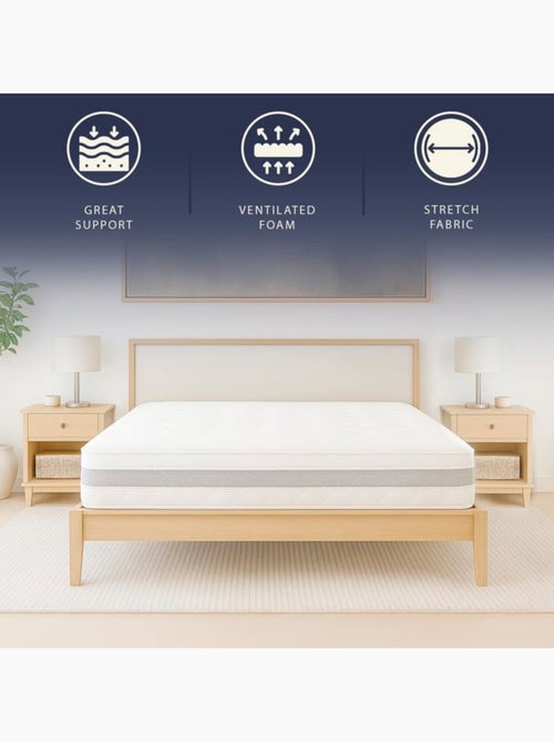 Matelas en mousse THE WHITE STONE - H.20 cm - Kiabi