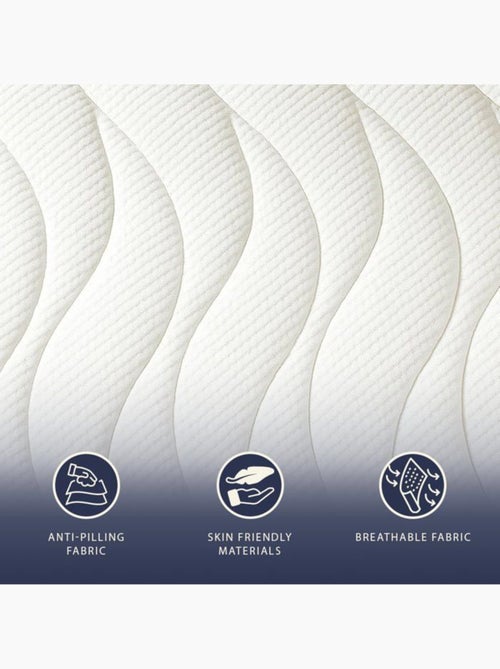 Matelas en mousse THE WHITE STONE - Respirant - Kiabi