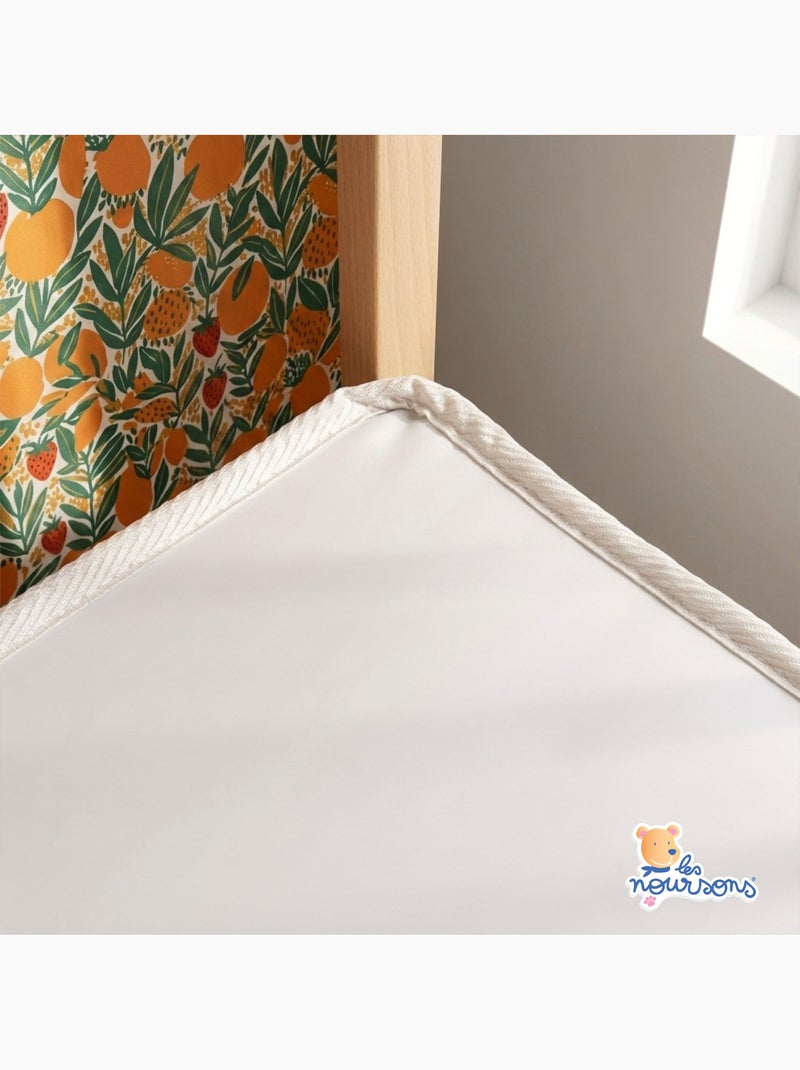 Matelas Enfant / Bébé - Idéal pour Lit Cabane / Lit Gigogne - Réversible - Oeko Tex Blanc - Kiabi