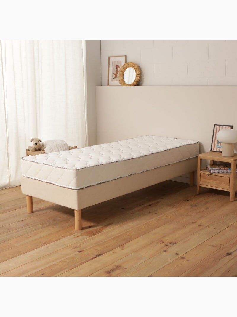 Matelas enfant épaisseur 18 cm mousse ferme Blanc - Kiabi