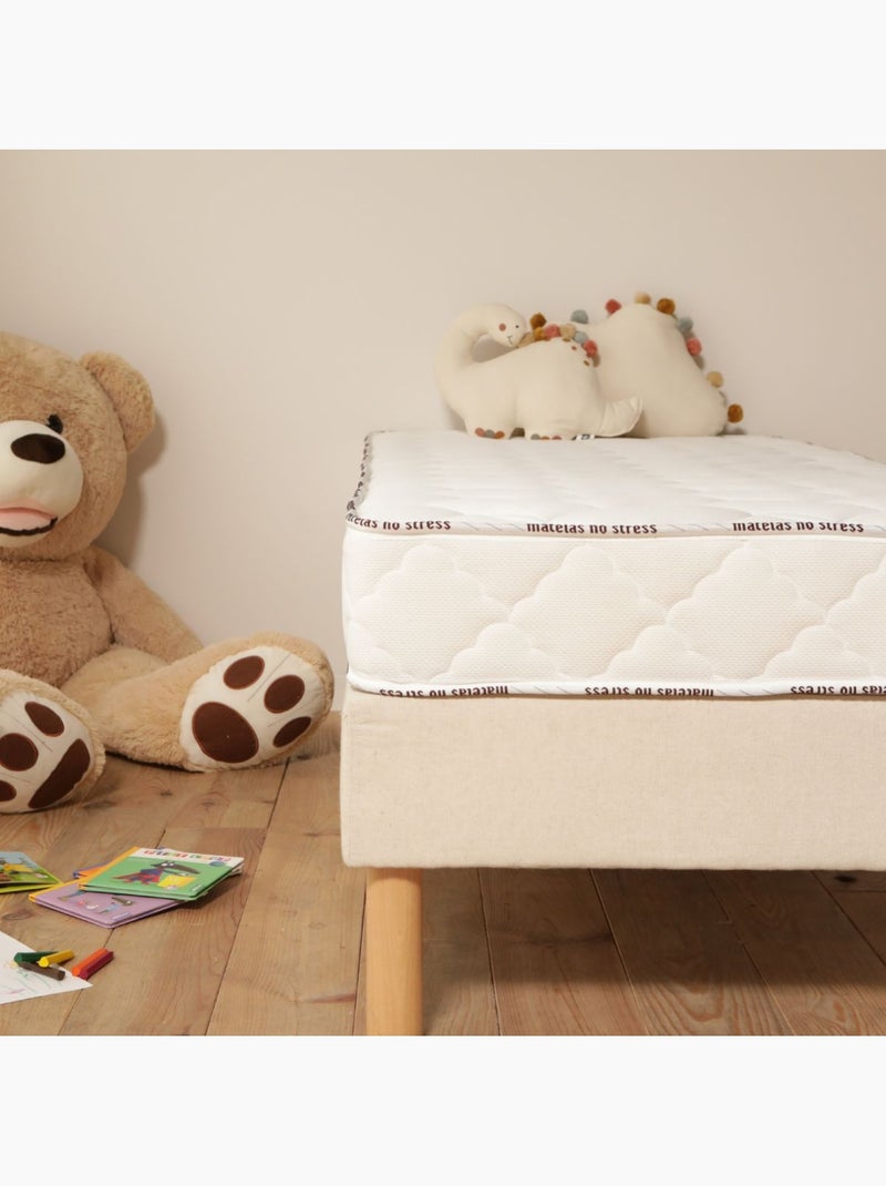 Matelas enfant latex 3 zones de confort Blanc - Kiabi