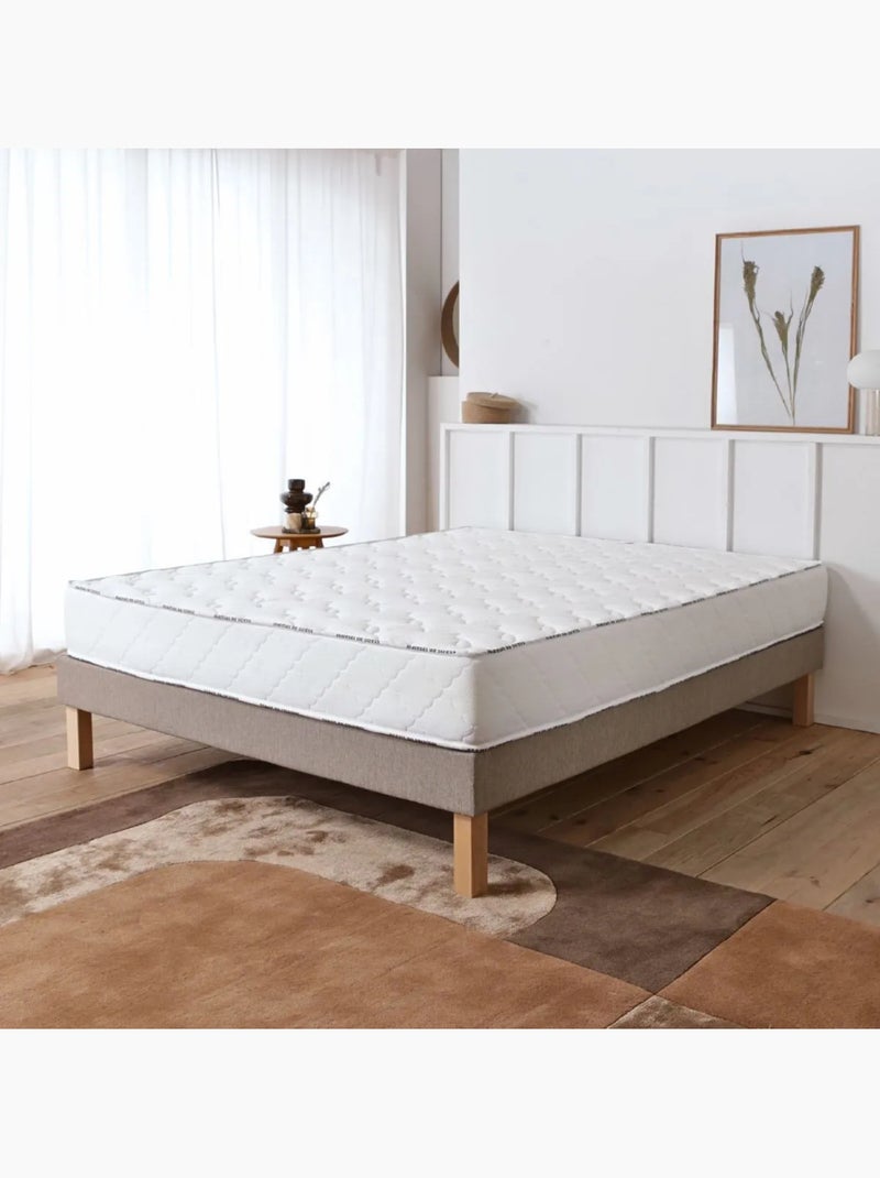Matelas enfant latex 5 zones ferme mémoire de forme moelleux - 22 cm Blanc - Kiabi