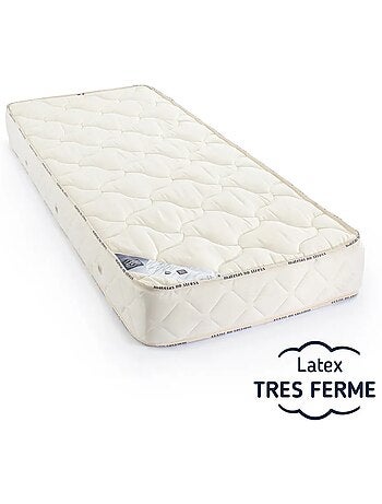 Matelas enfant latex très ferme 5 zones - 21 cm