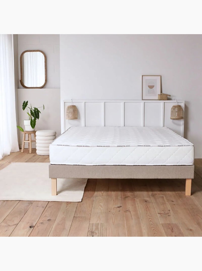 Matelas enfant Latex Très Ferme & Mémoire de Forme Blanc - Kiabi