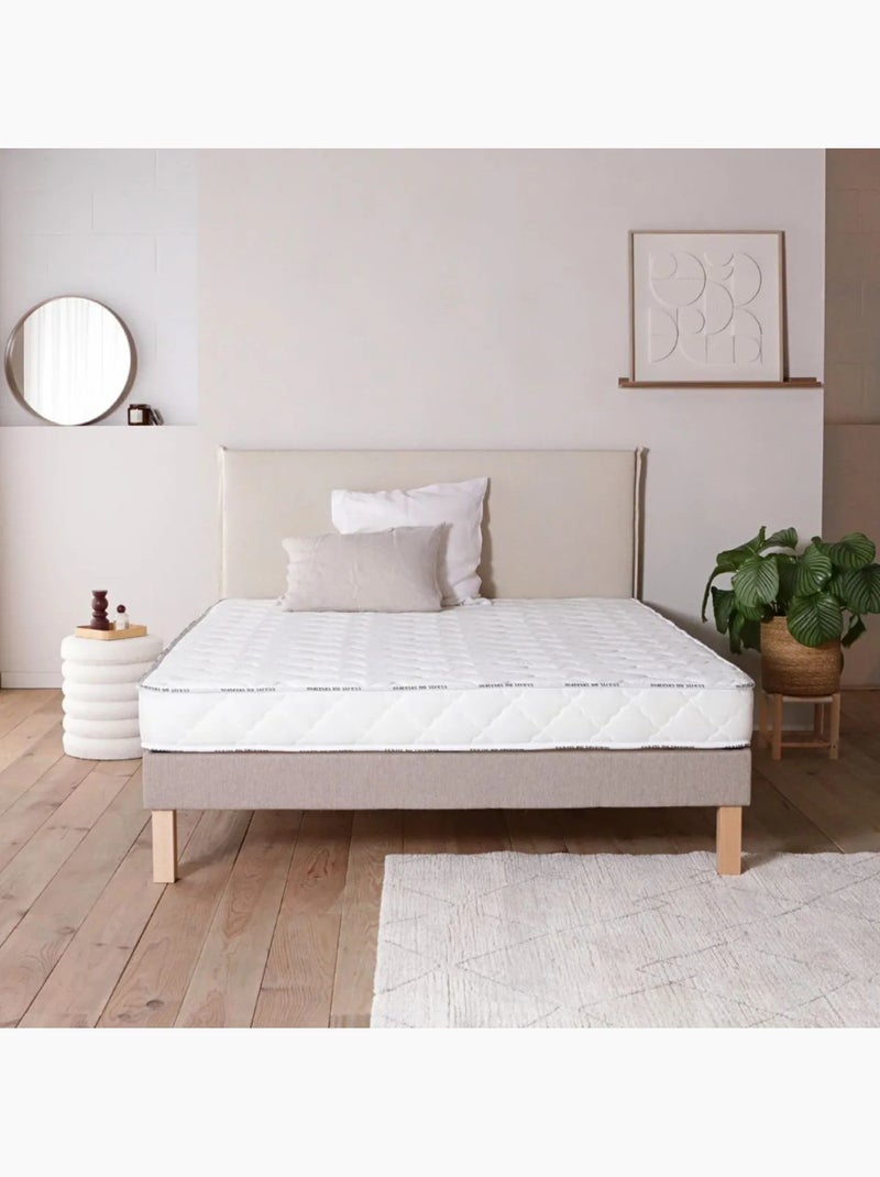 Matelas enfant mousse ferme mémoire de forme moelleux accueil moelleux - 17 cm Blanc - Kiabi