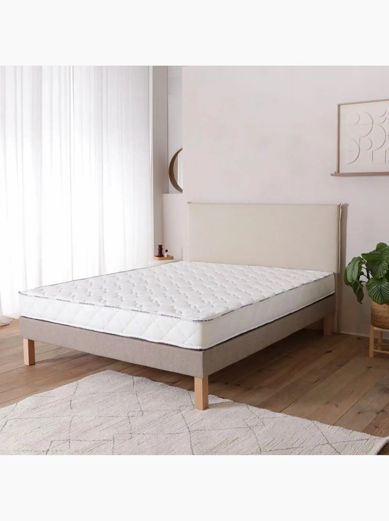 Matelas enfant mousse ferme mémoire de forme moelleux accueil moelleux - 17 cm Blanc - Kiabi
