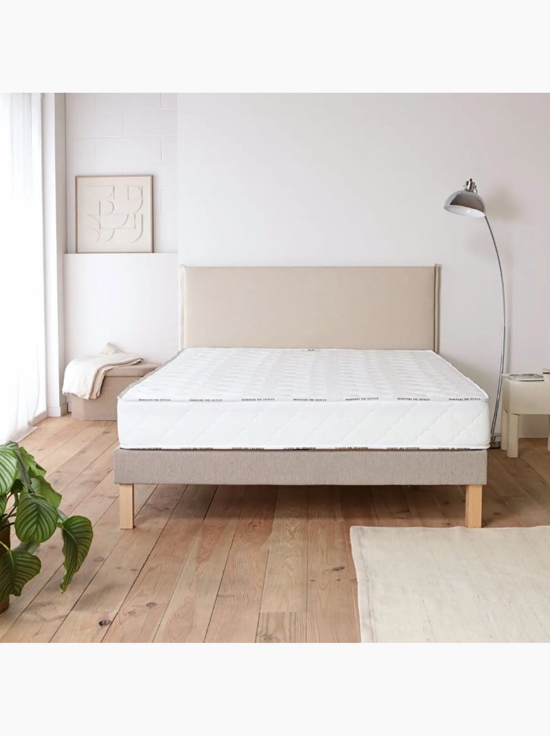 Matelas enfant mousse ferme mémoire de forme moelleux accueil moelleux - 22 cm Blanc - Kiabi
