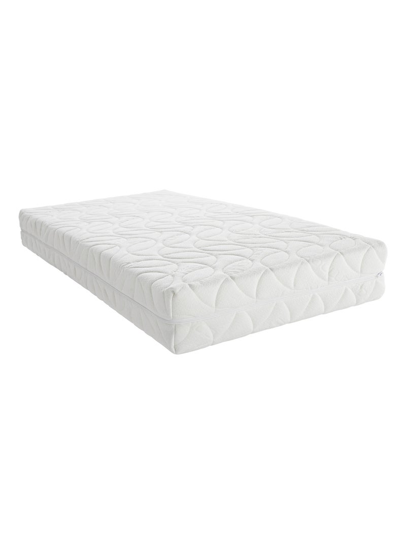 Matelas Enfant/Bébé Bamboo - 70x140x14 cm | Ultra Doux | Sans Traitement Chimique | Déhoussable Blanc - Kiabi