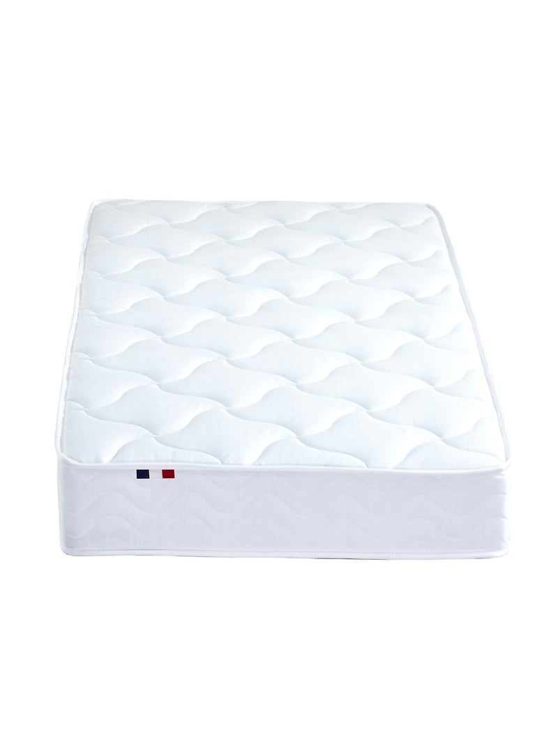 Matelas ETOILE Ressorts ensachés - Made in France Dimensions - 90 x 190 cm Blanc - Kiabi