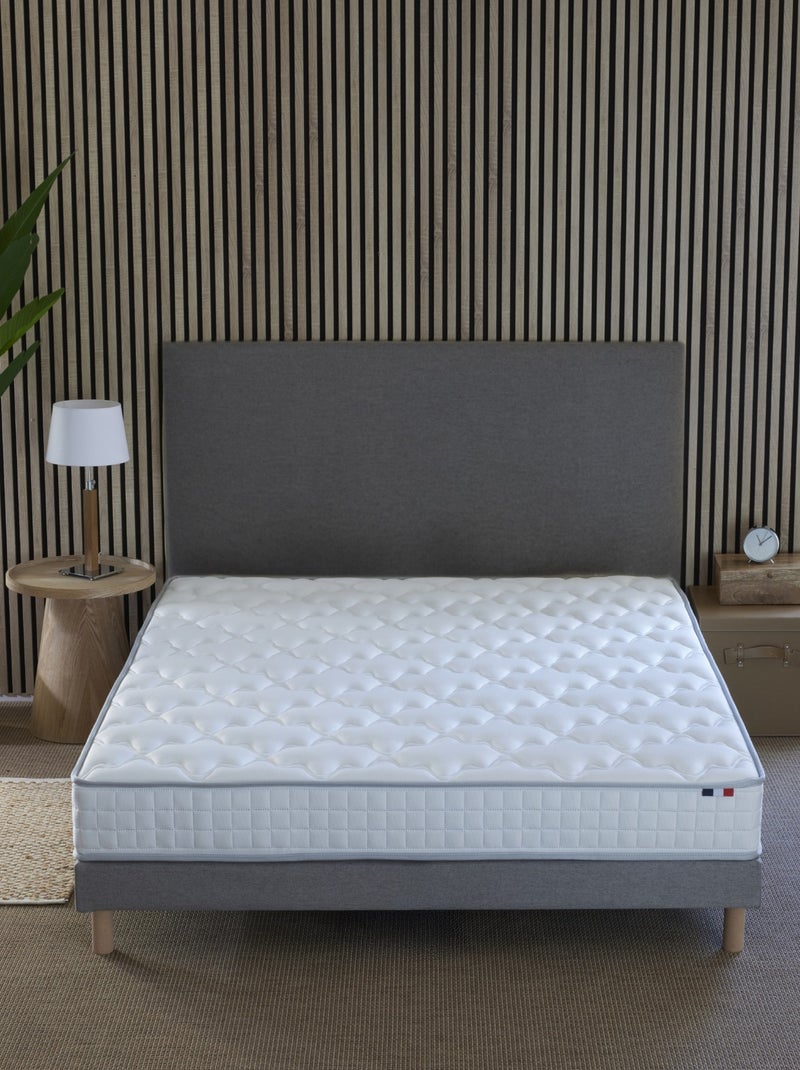 Matelas ETOILE Ressorts ensachés - Made in France Dimensions - 90 x 190 cm Blanc - Kiabi