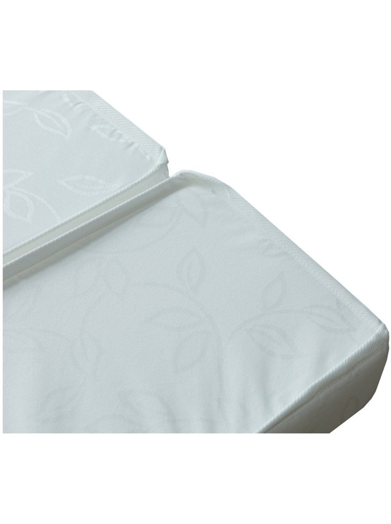 Matelas évolutif 2 blocs en mousse ferme, idéal pour grandir, Made in France Ecru - Kiabi