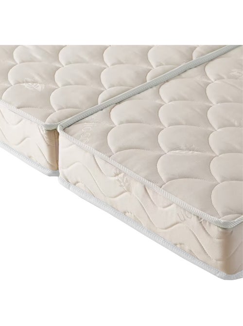 Matelas évolutif en 100% coton bio, confort ferme, soutien optimal - 90 x 190 cm - Kiabi