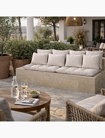 Matelas extérieur capitonné haute résistance FERRET