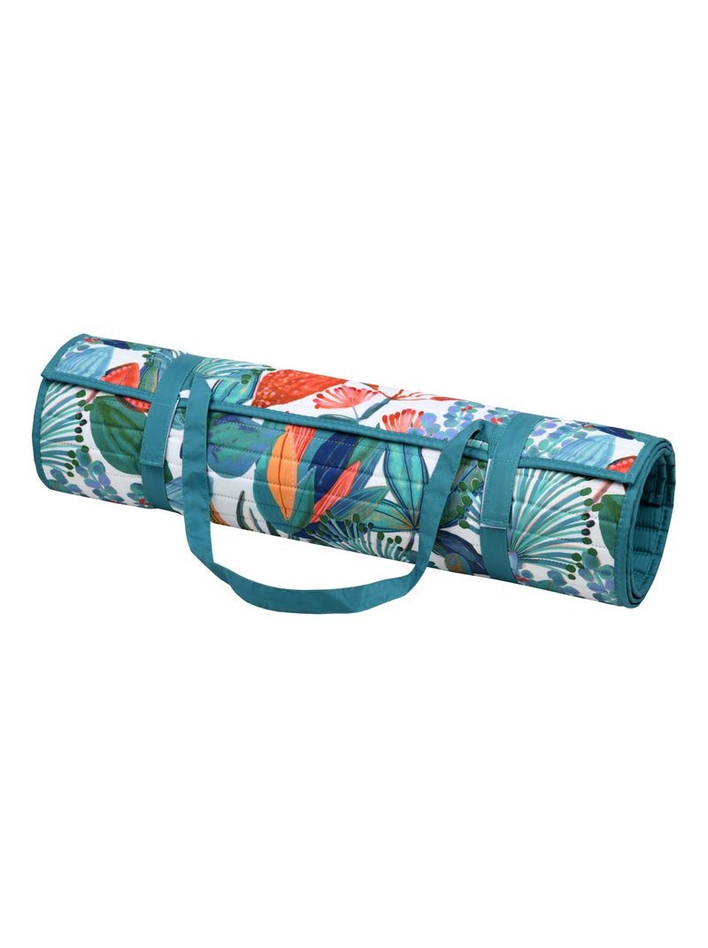 Matelas extérieur de plage à motif exotique Vert - Kiabi