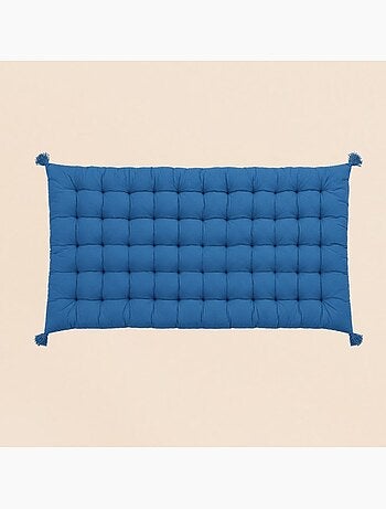 Matelas extérieur en tissu motif feuillage 120x60cm
