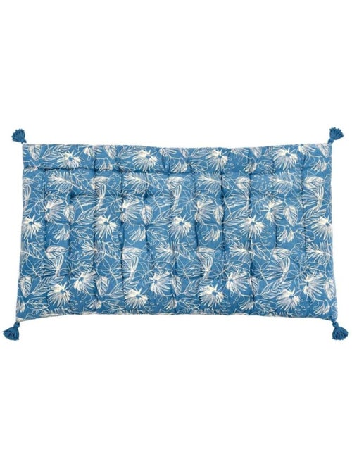 Matelas extérieur en tissu motif feuillage 120x60cm - Kiabi Matelas extérieur en tissu motif feuillage 120x60cm - Kiabi