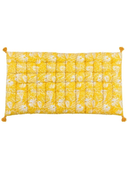 Matelas extérieur en tissu motif feuillage 120x60cm - Kiabi Matelas extérieur en tissu motif feuillage 120x60cm - Kiabi