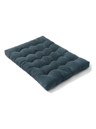 Matelas futon 160x200 cm bleu foncé