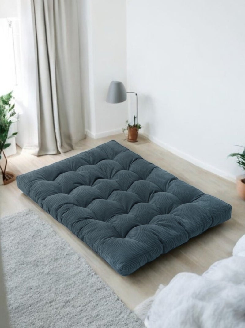 Matelas futon 160x200 cm bleu foncé Bleu foncé - Kiabi