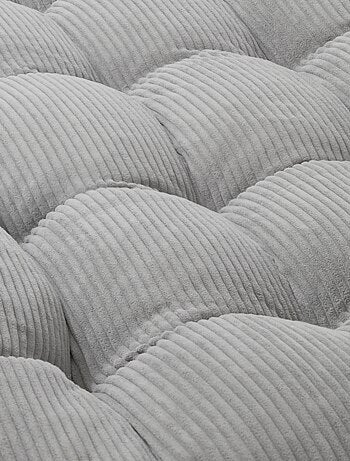 Matelas futon 160x200 cm gris foncé