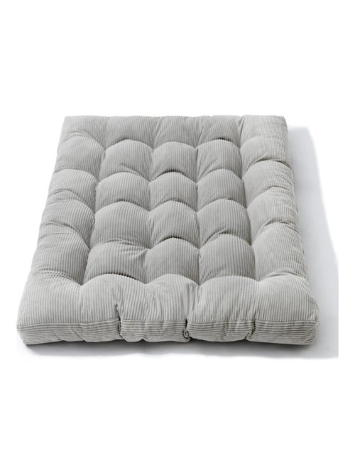 Matelas futon 160x200 cm gris clair - Kiabi