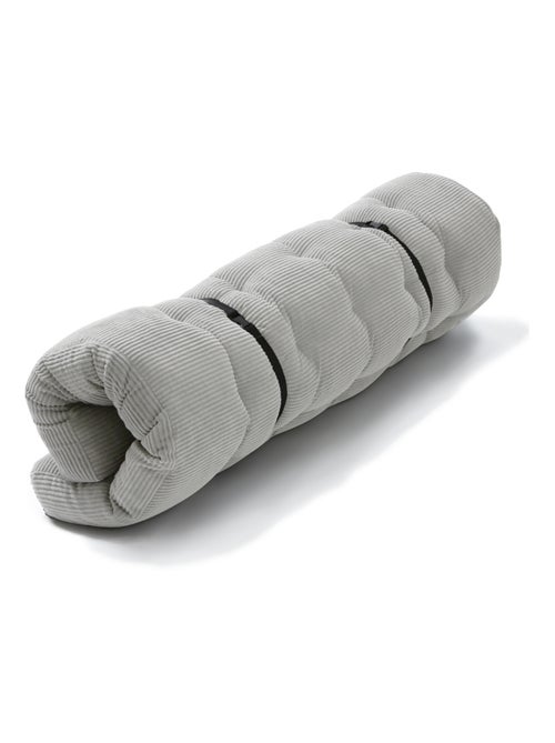 Matelas futon 160x200 cm gris clair - Kiabi