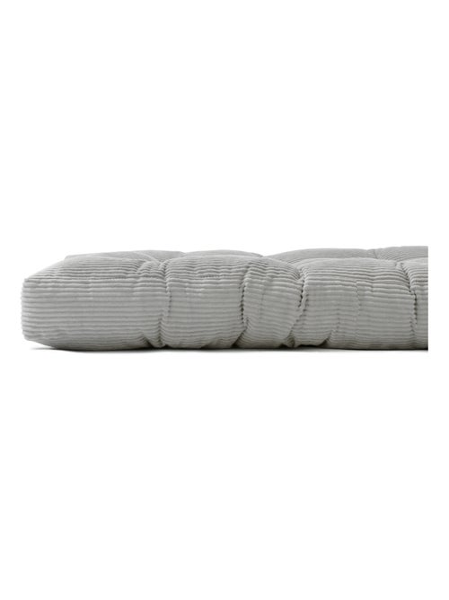 Matelas futon 160x200 cm gris clair - Kiabi