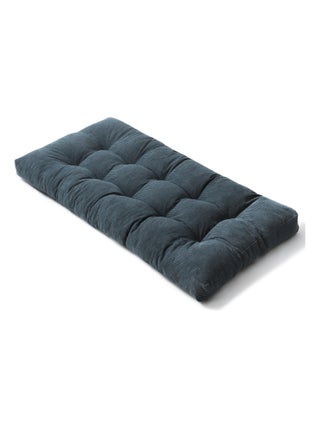 Matelas futon 90x190 cm bleu foncé
