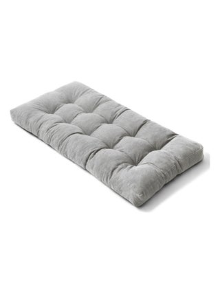 Matelas futon 90x190 cm gris clair