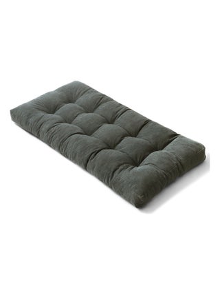 Matelas futon 90x190 cm gris foncé