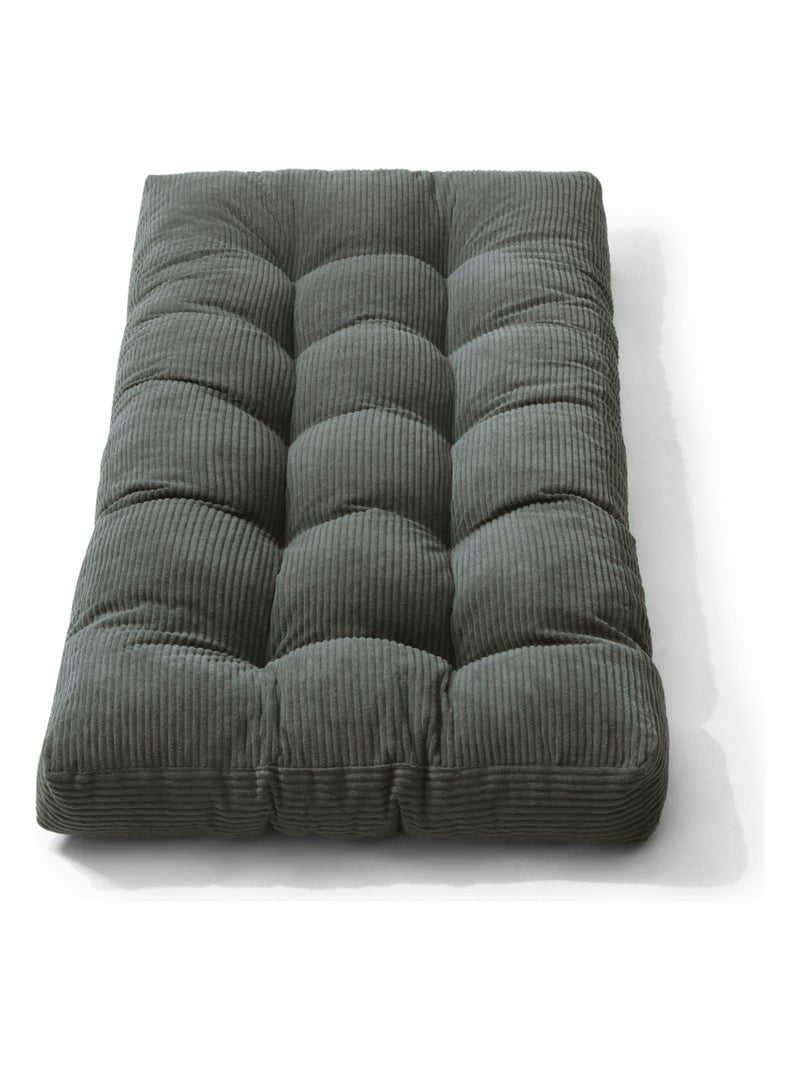 Matelas futon 90x190 cm gris foncé Gris foncé - Kiabi