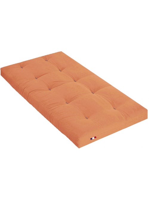 Matelas futon coton et fibres recyclés, fabriqué en France Couleur - Goyave - Kiabi Matelas futon coton et fibres recyclés, fabriqué en France Couleur - Goyave - Kiabi