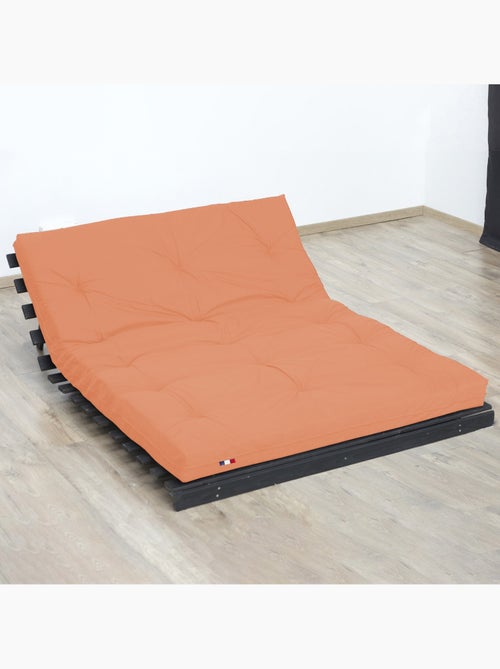 Matelas futon coton et fibres recyclés, fabriqué en France Couleur - Goyave - Kiabi Matelas futon coton et fibres recyclés, fabriqué en France Couleur - Goyave - Kiabi