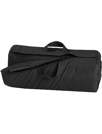 Matelas futon coton voyage enroulable, compact et fait main Couleur - Gris Anthracite