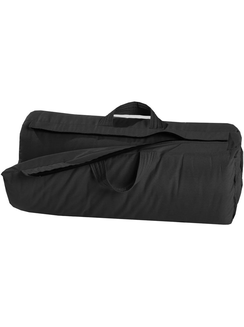 Matelas futon coton voyage enroulable, compact et fait main Couleur - Gris Anthracite gris anthracite - Kiabi