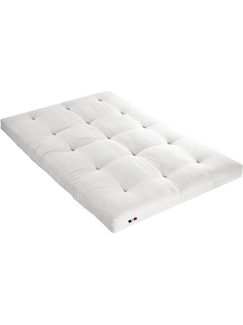 Matelas futon écru latex et fibres, confort et fabrication française Couleur - Écru - Kiabi Matelas futon écru latex et fibres, confort et fabrication française Couleur - Écru - Kiabi