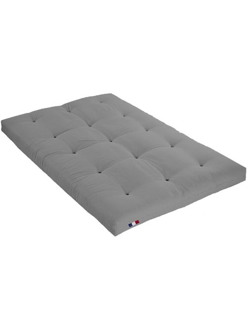 Matelas futon latex et fibres, fabrication française Couleur - Gris Clair - Kiabi Matelas futon latex et fibres, fabrication française Couleur - Gris Clair - Kiabi