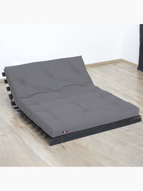 Matelas futon latex et fibres, fabrication française Couleur - Gris Clair - Kiabi Matelas futon latex et fibres, fabrication française Couleur - Gris Clair - Kiabi