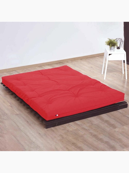 Matelas futon latex et fibres, fabrication française Couleur - Rouge - Kiabi Matelas futon latex et fibres, fabrication française Couleur - Rouge - Kiabi