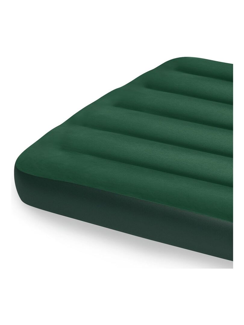 Matelas gonflable Airbed 1 place avec gonfleur intégré - Vert - Kiabi -  36.90€
