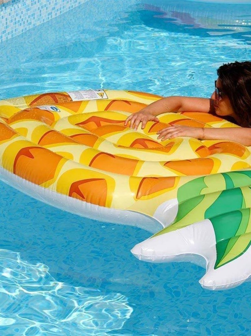 Matelas gonflable Ananas Jaune - Kiabi