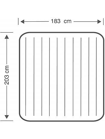 Matelas Gonflable Double Place Bleu
