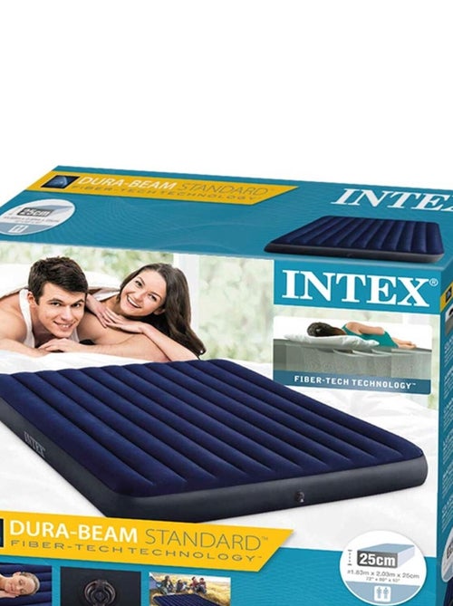 Matelas Gonflable Double Place Bleu - Kiabi