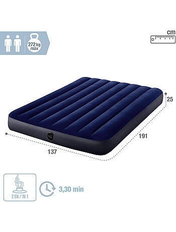Matelas Gonflable Double Place Classique Downy