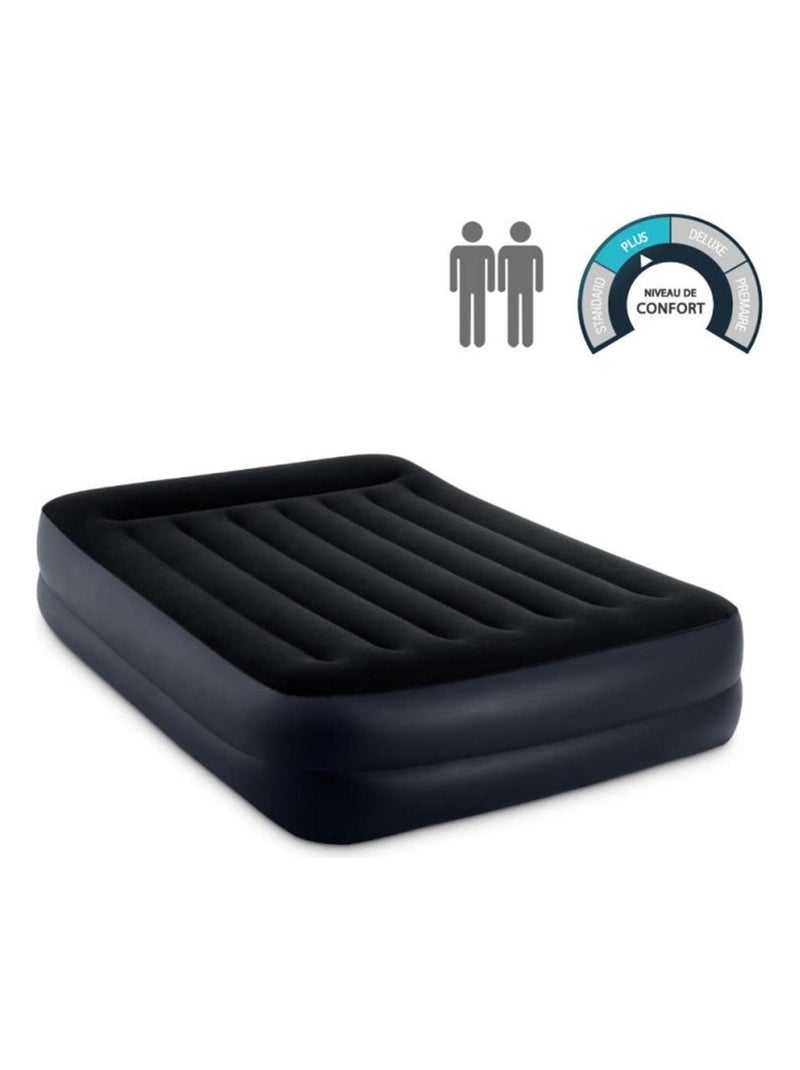 Matelas gonflable Pillow Rest Raised 2 personnes Noir - Kiabi