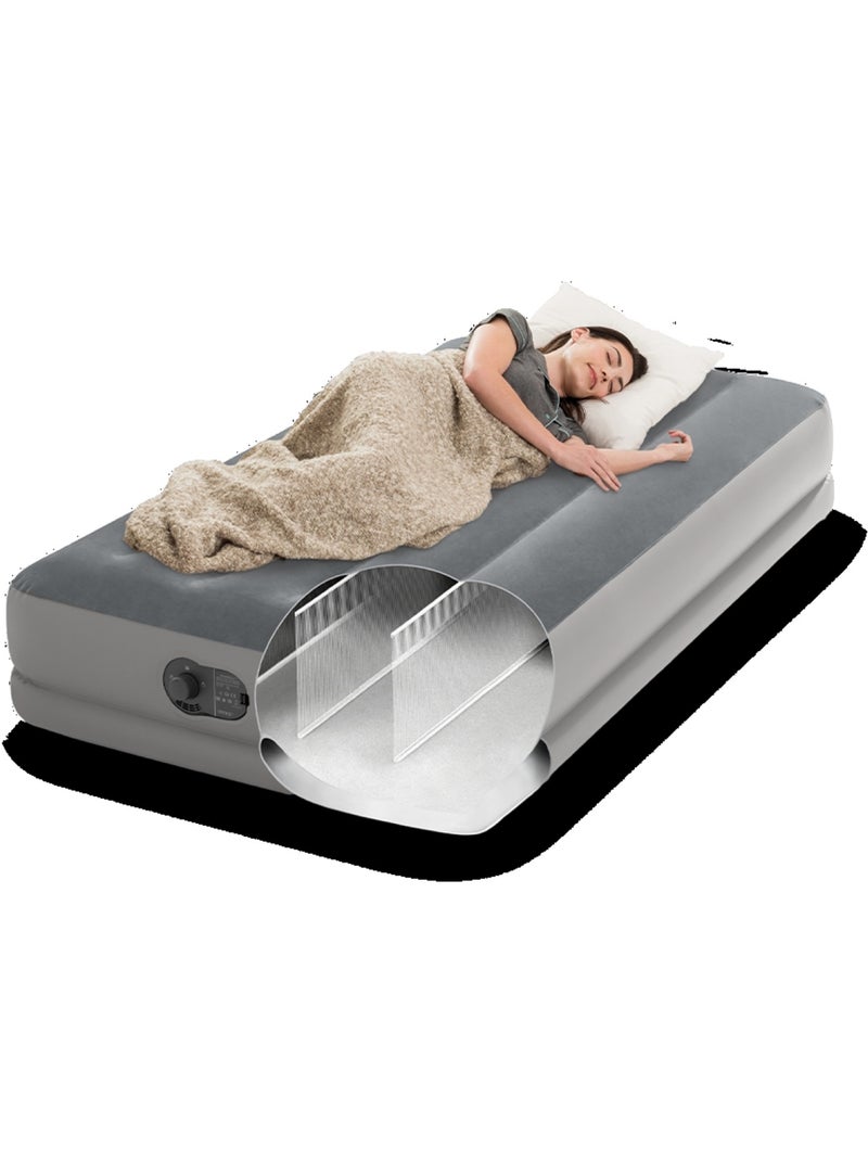 Matelas gonflable Prestige Mid Rise Flex pump 1 personne Gris - Kiabi
