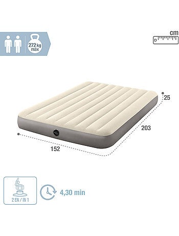 Matelas gonflable Single High Large 2 personnes