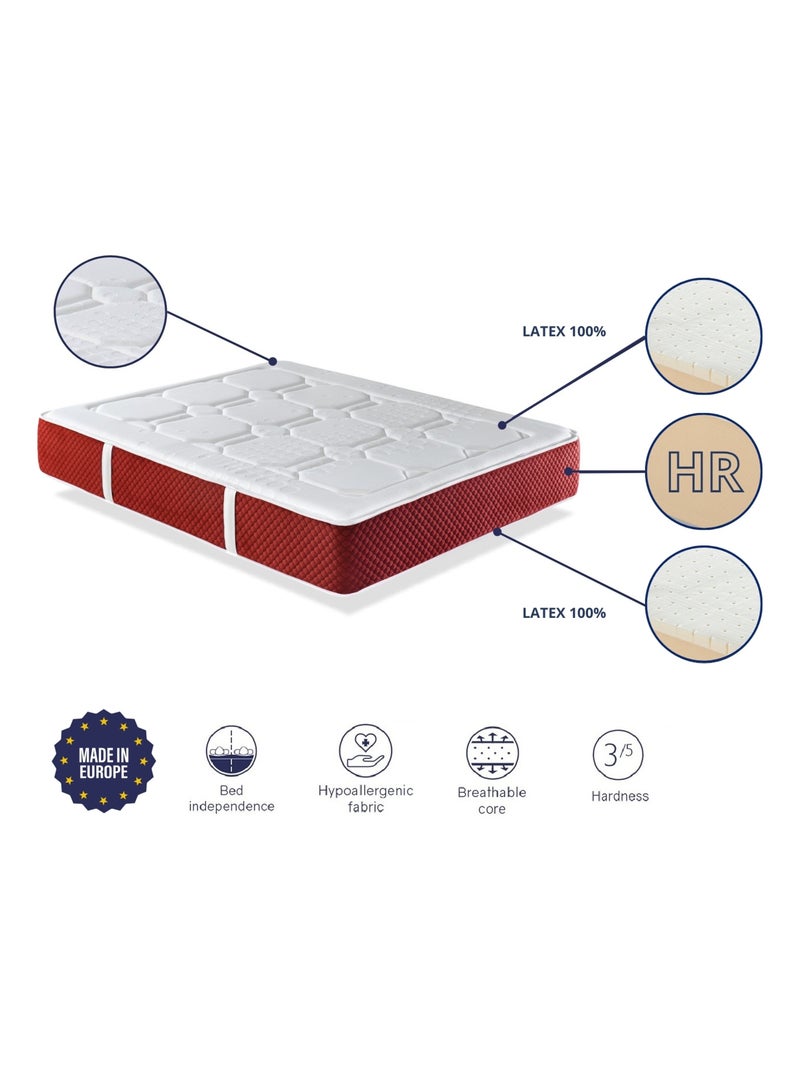 Matelas latex 120X190 EKO LATEX PREMIUM,Epaisseur 30 CM N/A - Kiabi