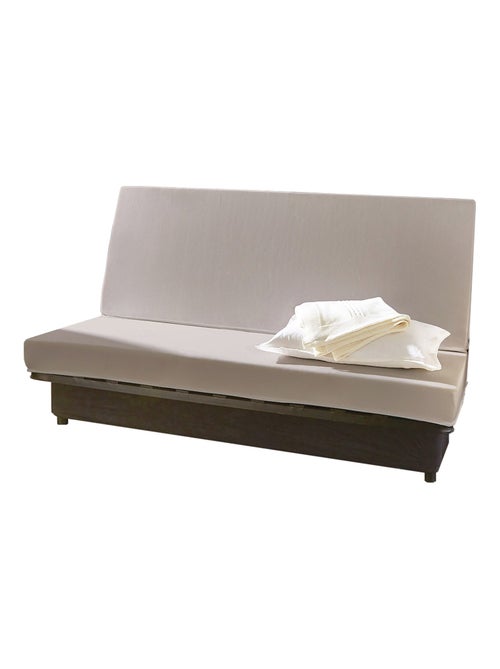 Matelas latex 130x190 cm spécial banquette clic-clac très ferme - Kiabi